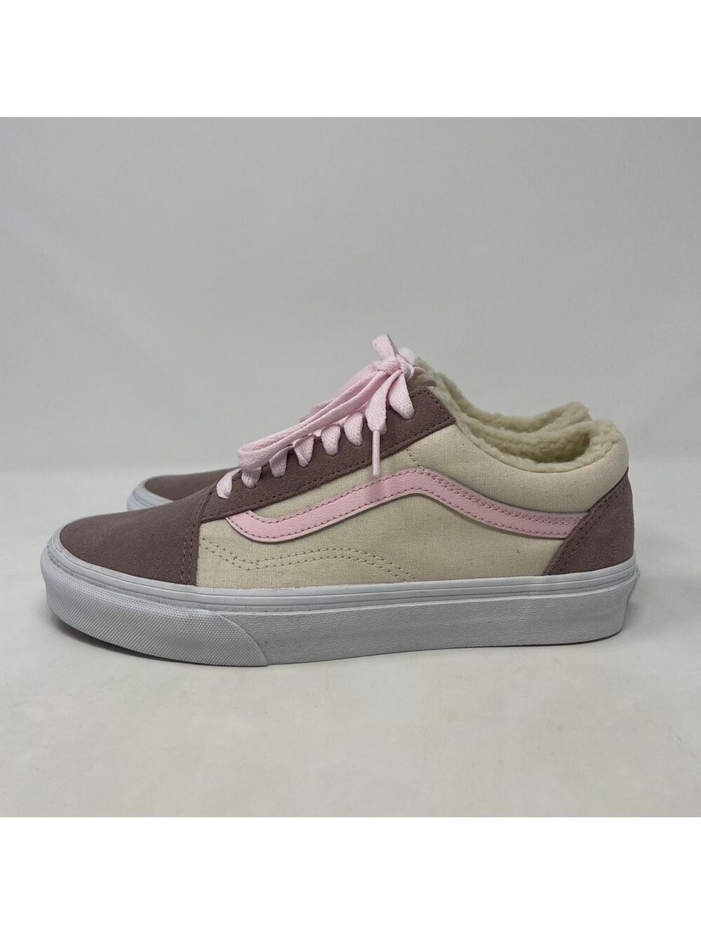 Vans Unisex Suede Sherpa Old Skool Low Top Sneakers Shoes - new - Picture 8 of 13